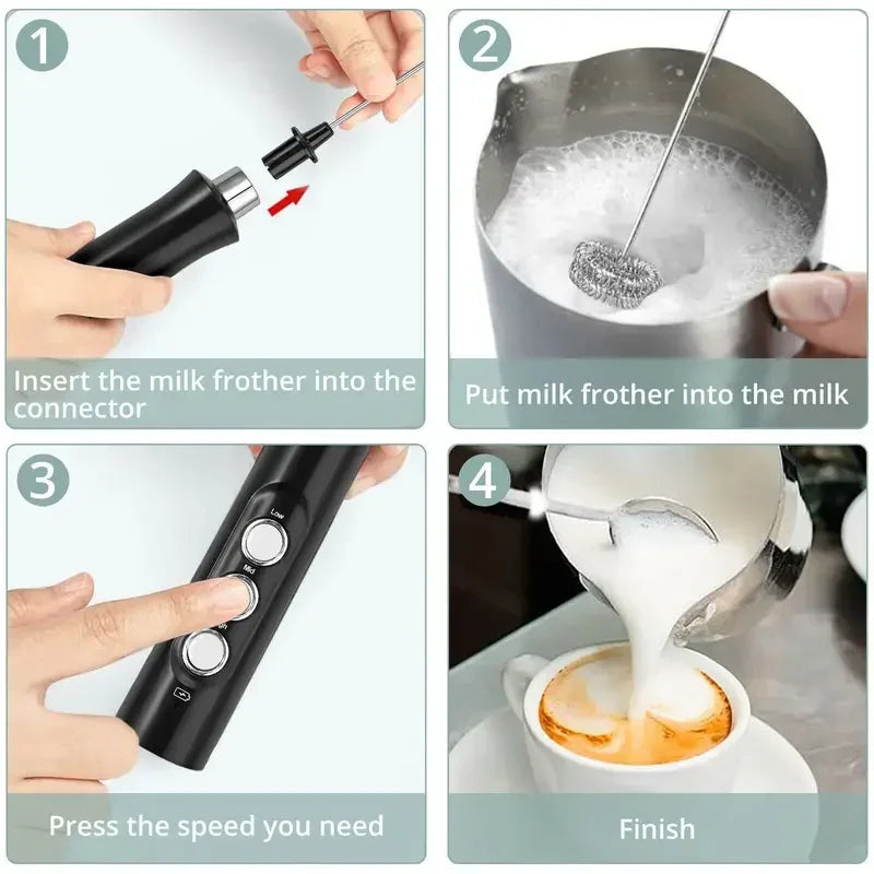 Rechargeable Milk Frother