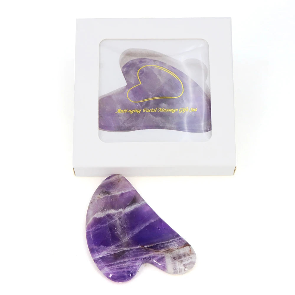 Natural semi precious Gua Sha Facial Tool