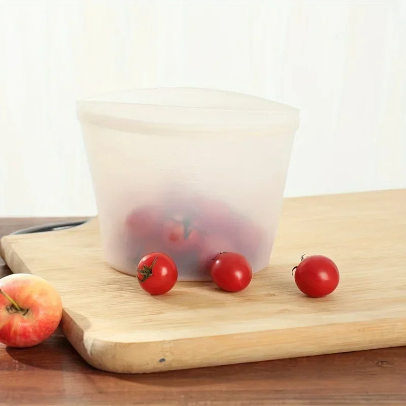 Reusable Silicone Food Storage Bags (3-Pack)