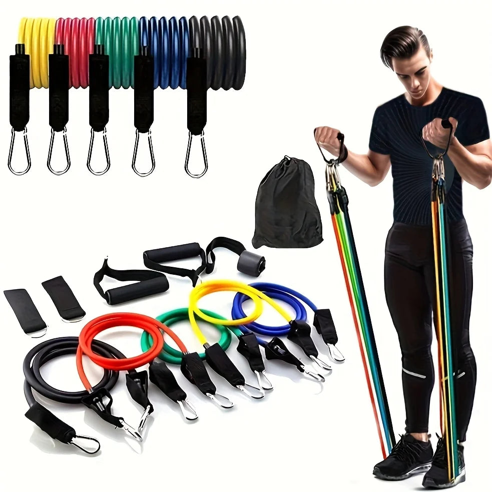 11-Piece Resistance Bands Set