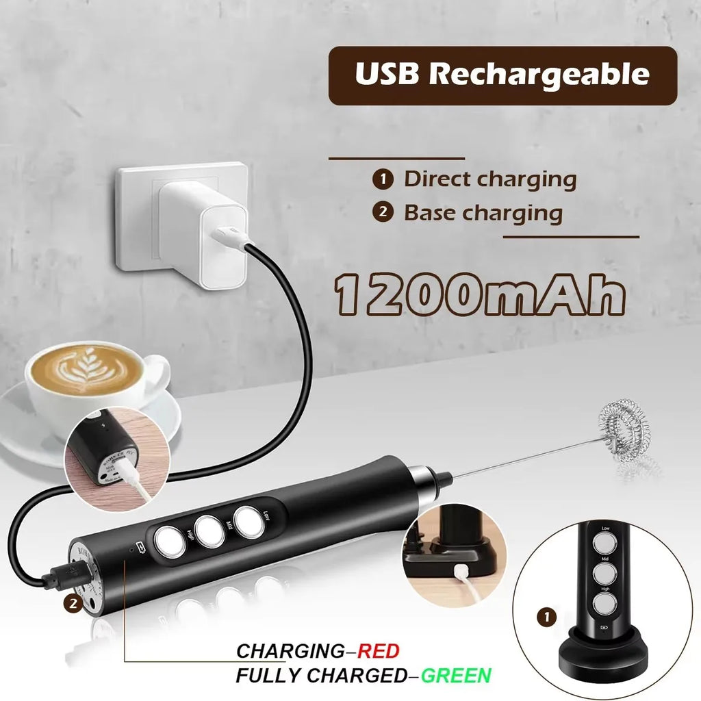 Rechargeable Milk Frother