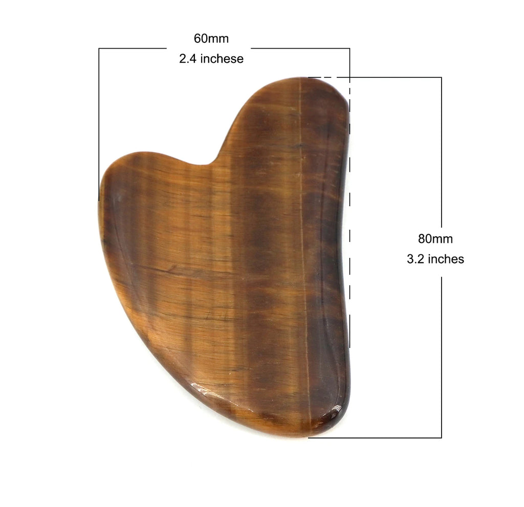 Natural semi precious Gua Sha Facial Tool