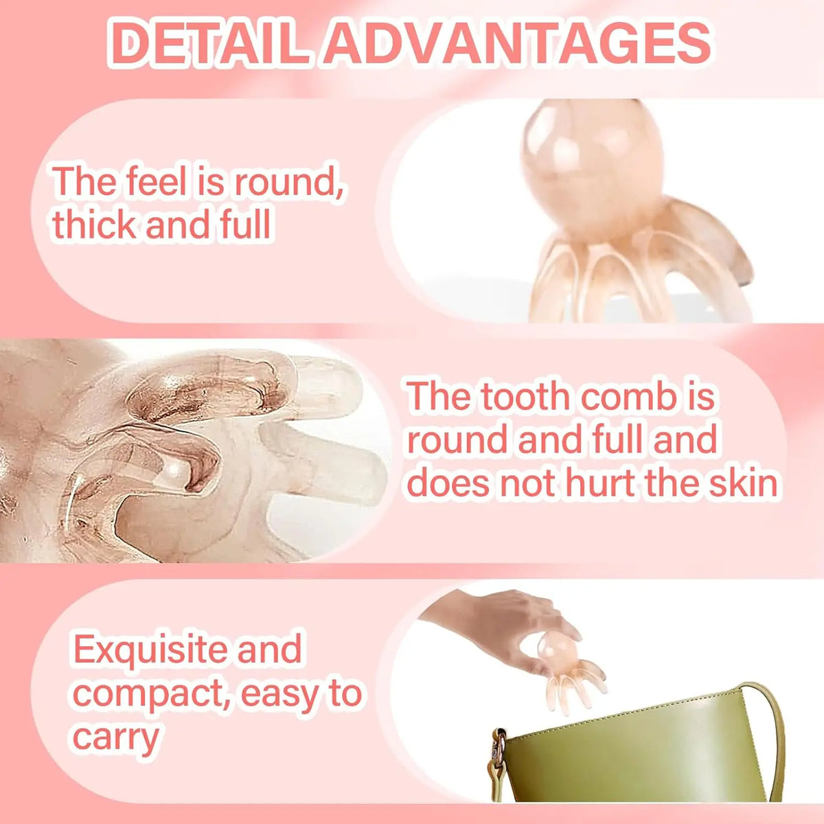Silicone Scalp Massager Comb