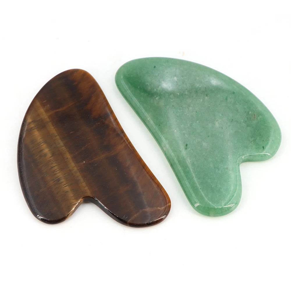 Natural semi precious Gua Sha Facial Tool