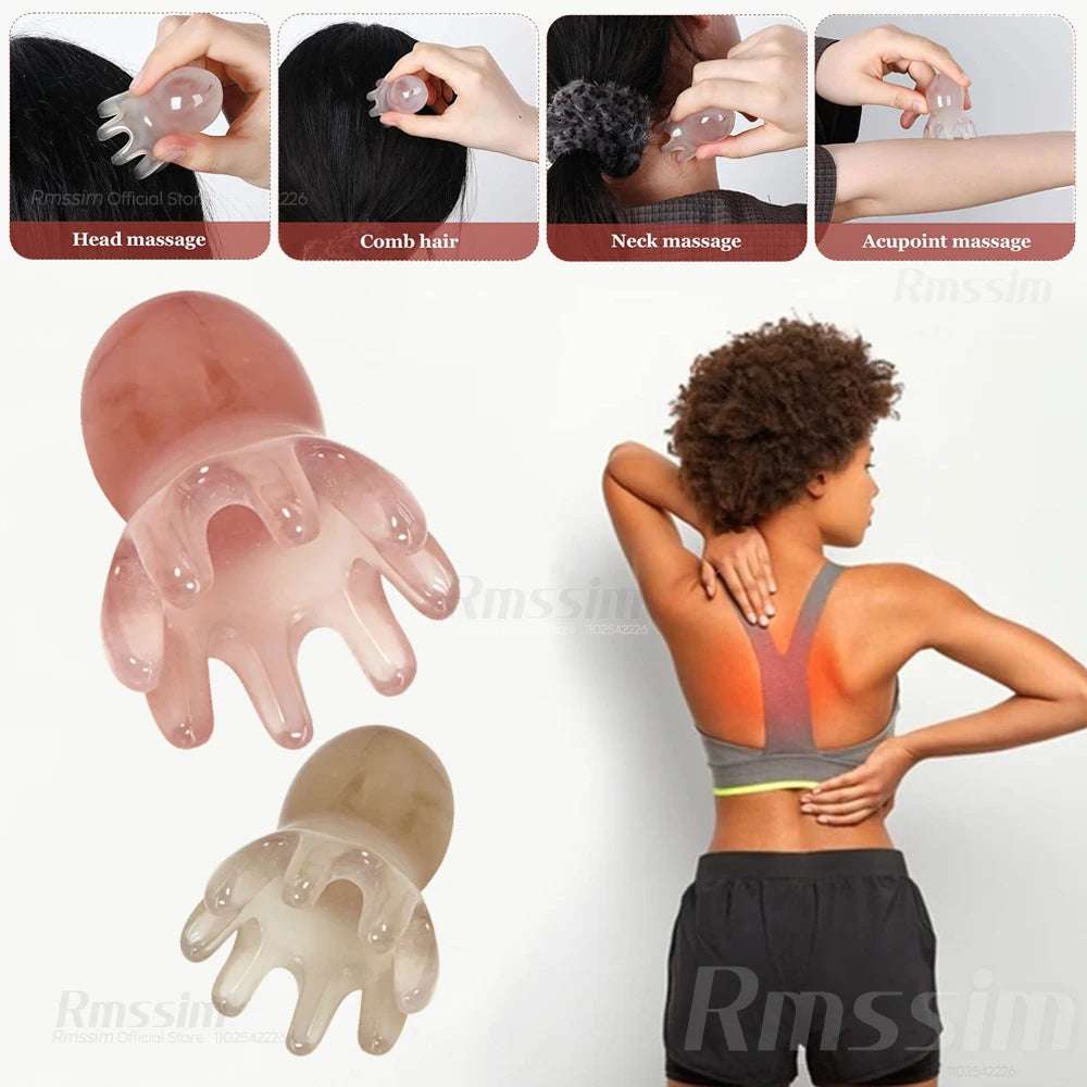 Silicone Scalp Massager Comb