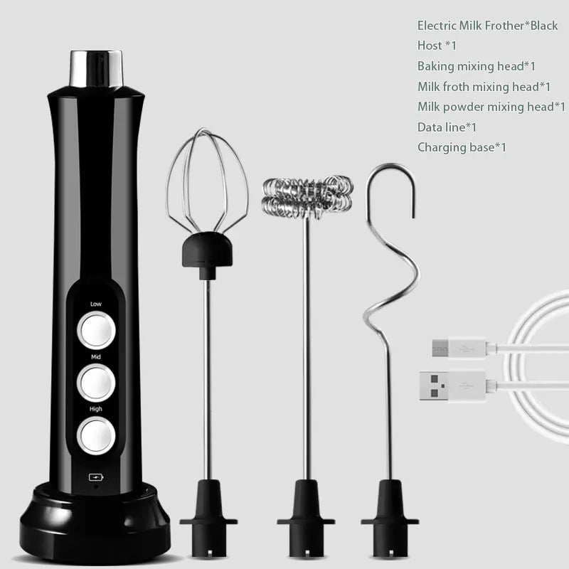 Rechargeable Milk Frother