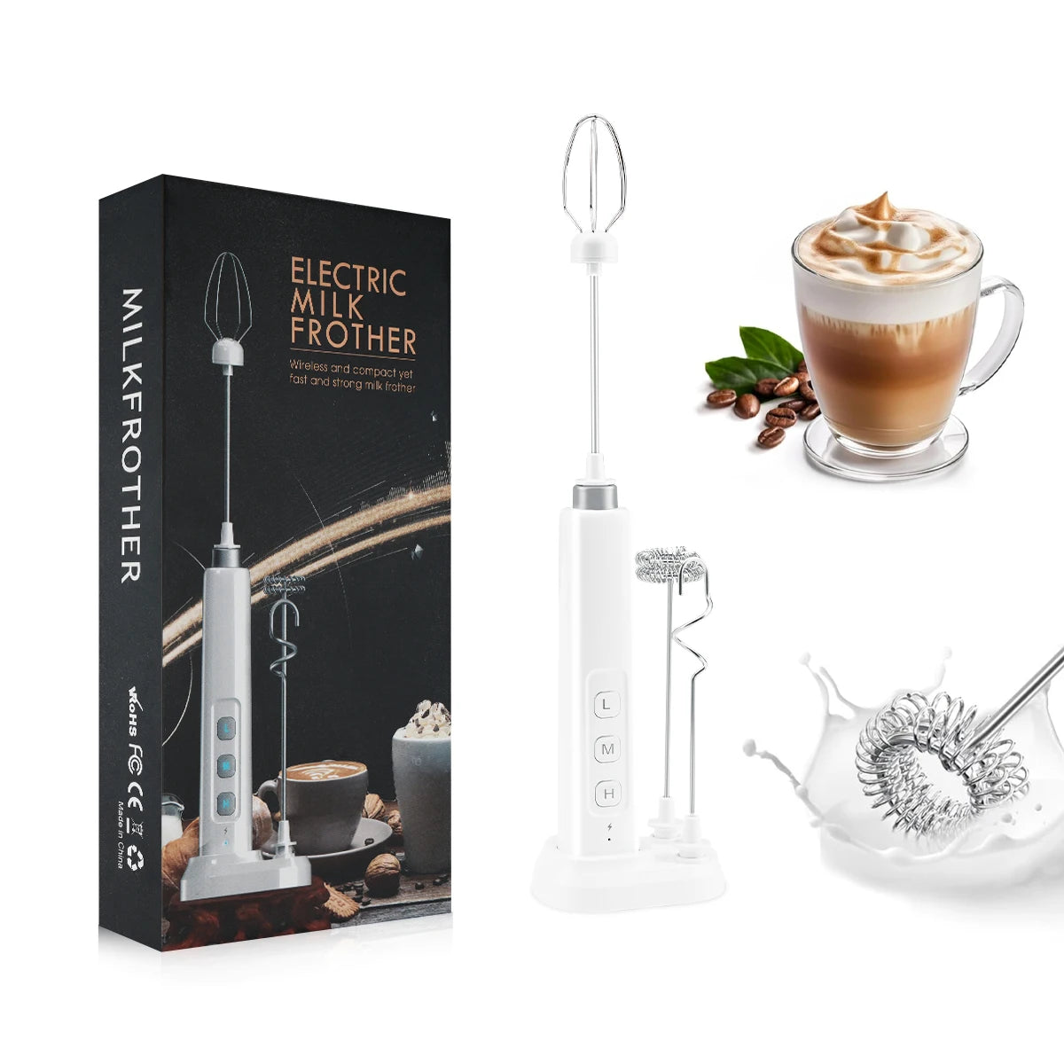 Rechargeable Milk Frother