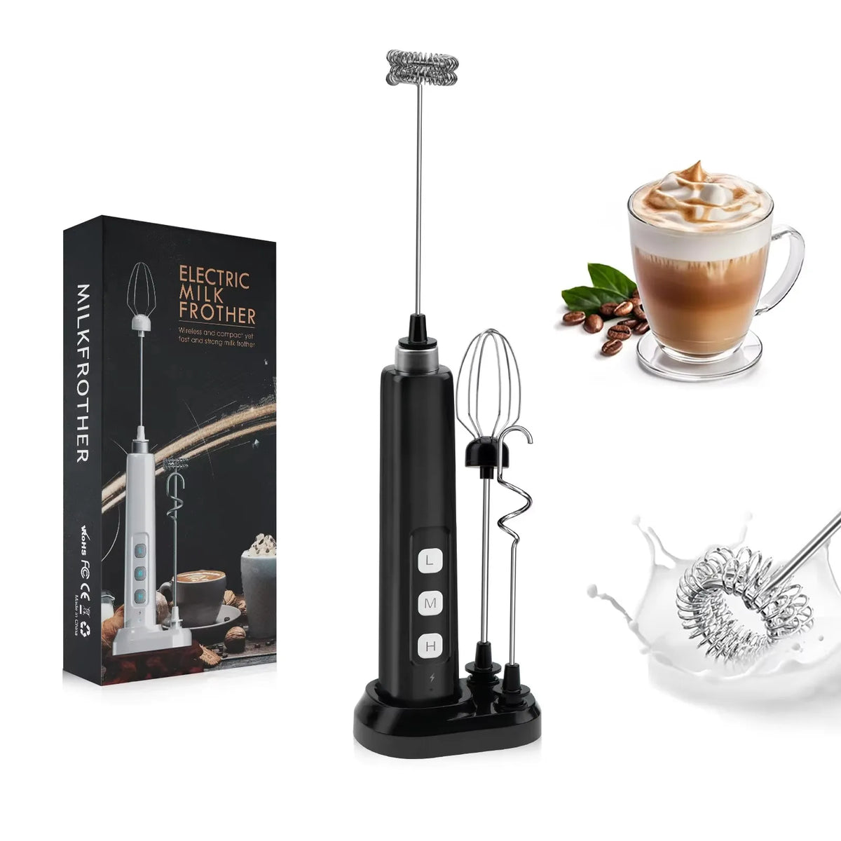 Rechargeable Milk Frother